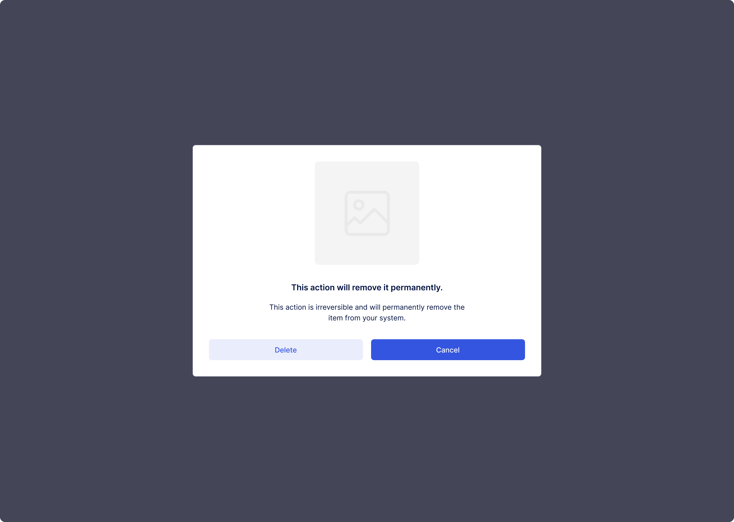 Decision update modal